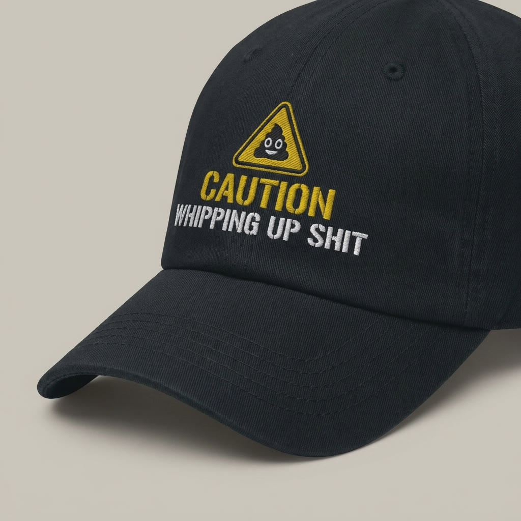 The Caution Cap — CAUTION: WHIPPING UP SHIT